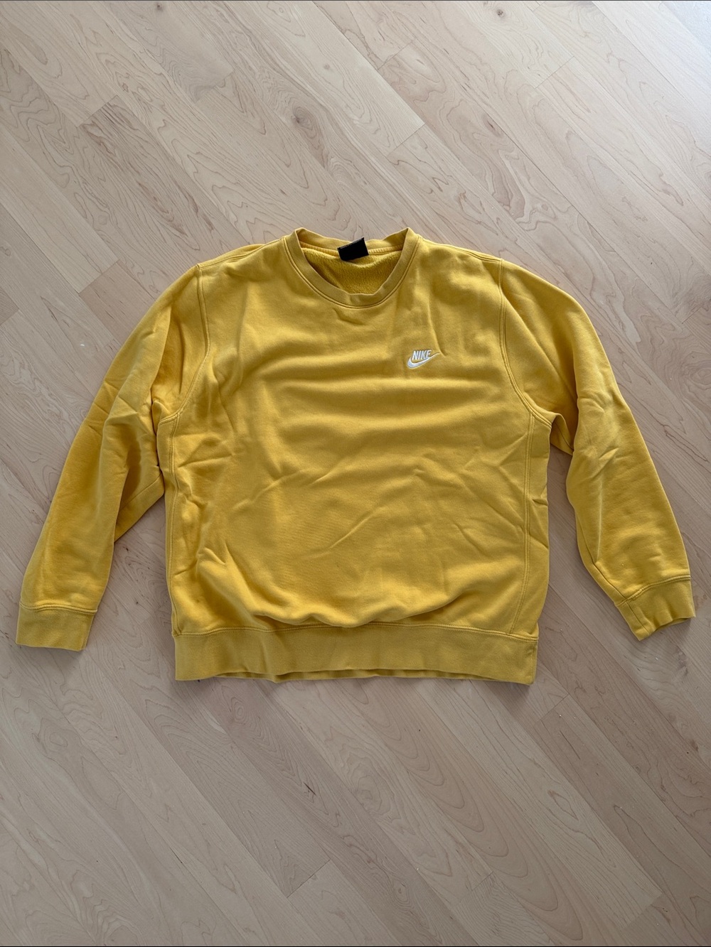 Nike Yellow Crewneck Sweatshirt